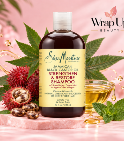 SheaMoisture Jamaican Black Castor Oil Strengthen & Restore Shampoo 384ml - Wrap Up Beauty